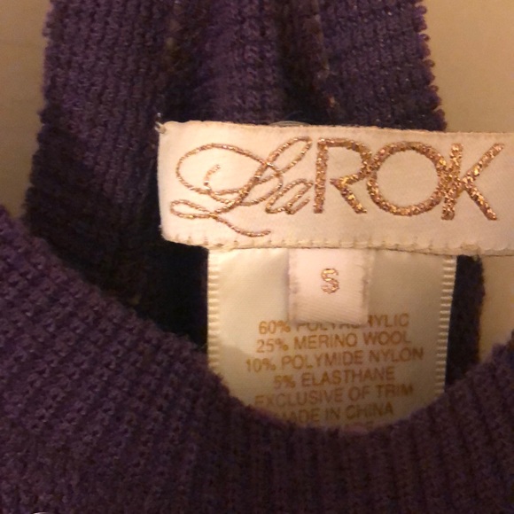 LaROK racer back plum top - Picture 3 of 4